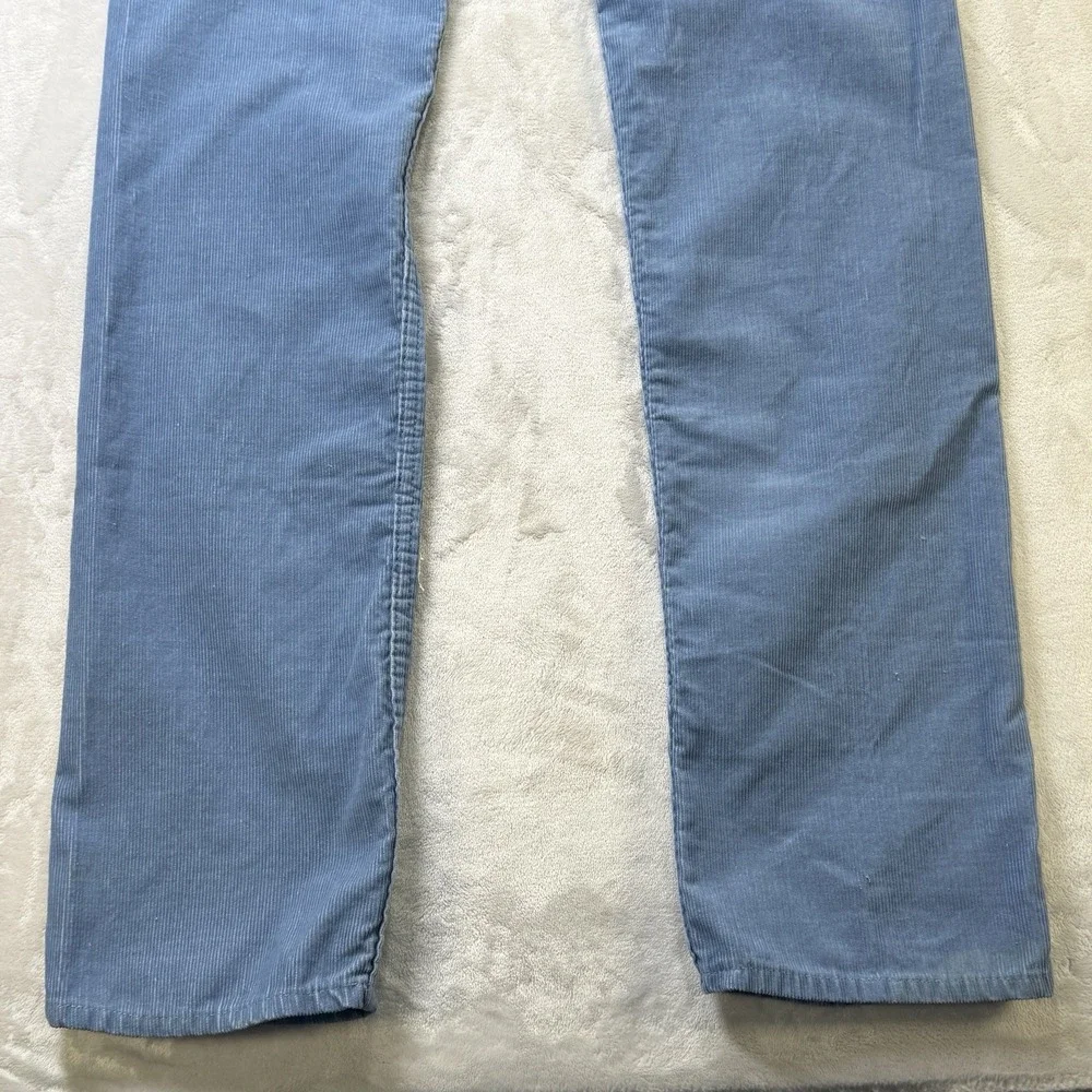 Vintage 1978 Levis 505 Light‎ Blue Corduroy Pants USA 30x36 Straight